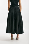 gonna a pieghe in taffetà gea nero women Max mara s - 2