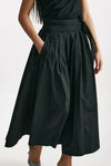 gonna a pieghe in taffetà gea nero women Max mara s - 3