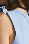 top in tela di cotone eleonora azzurro women Max mara s - 5