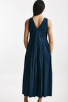 abito in popeline di cotone moira blu aperto women Max mara s - 3