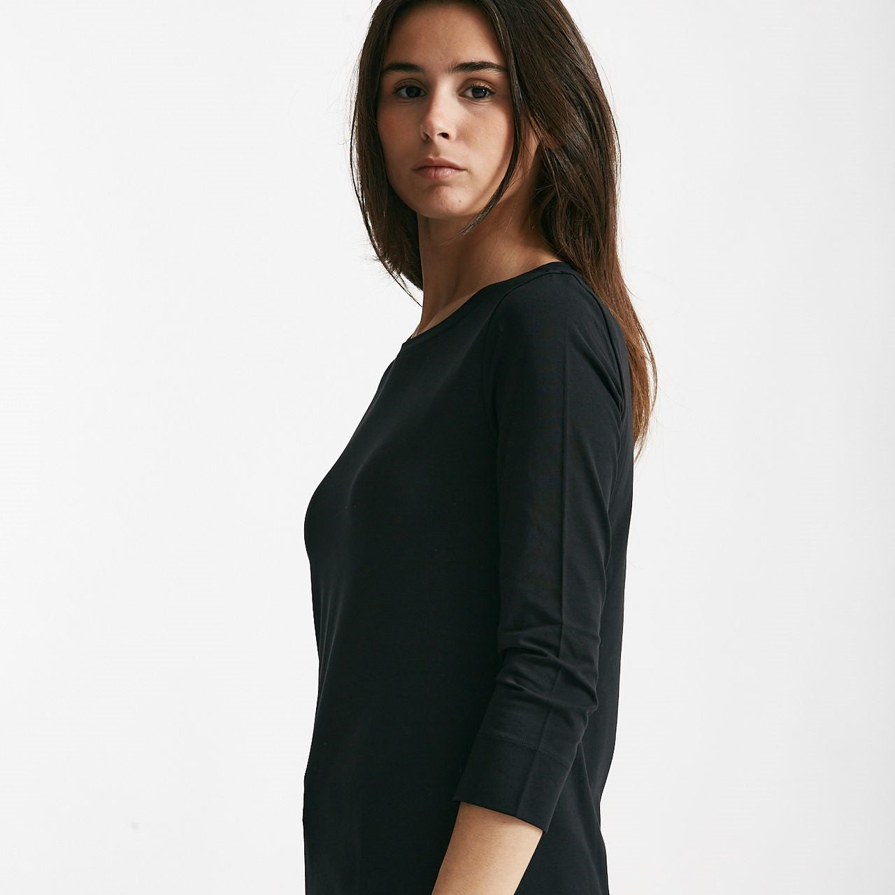 t-shirt in jersey nero women Max mara s - 5