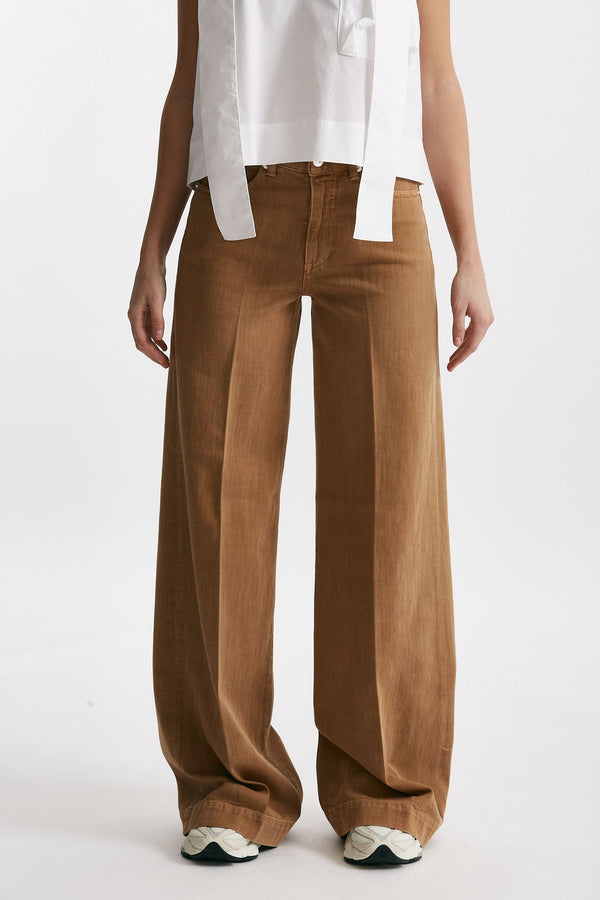 pantalone palazzo nadia cammello women Nine in the morning