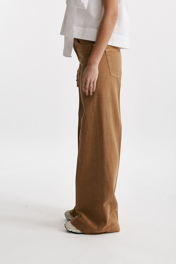 pantalone palazzo nadia cammello women Nine in the morning
