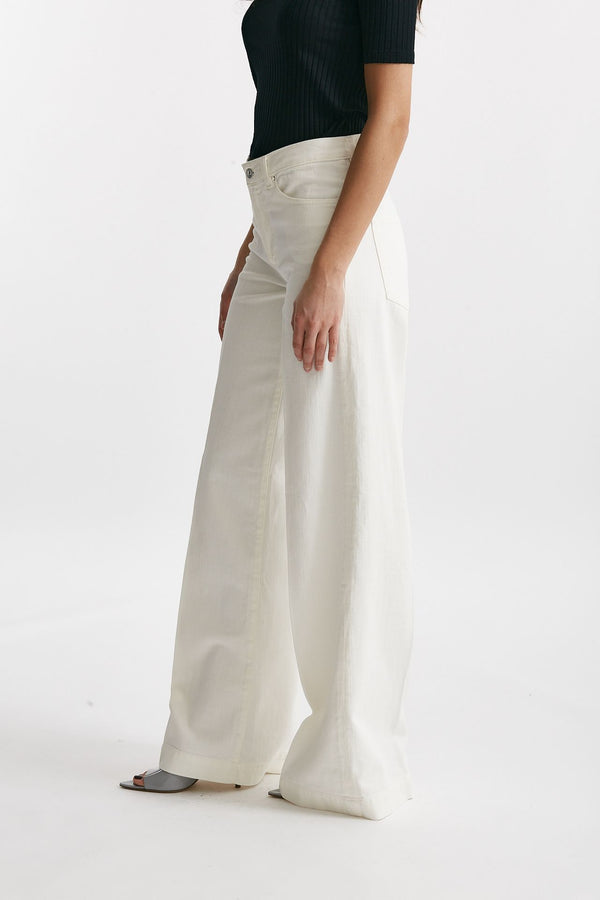 pantalone palazzo nadia bianco women Nine in the morning
