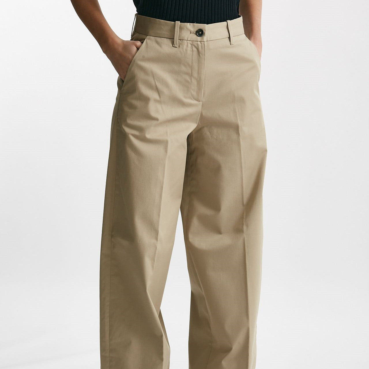 pantalone palazzo nancy beige women Nine in the morning - 7