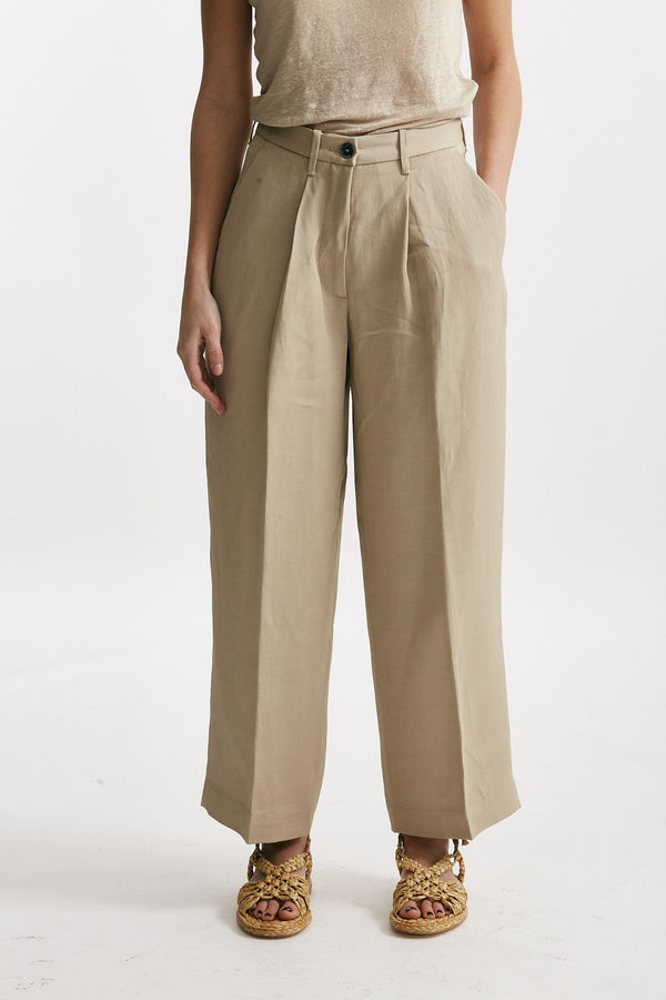 pantalone chino rubino sabbia chiaro women Nine in the morning