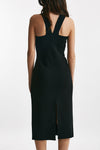 abito longuette nero women Nude - 3