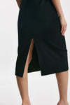 abito longuette nero women Nude - 6