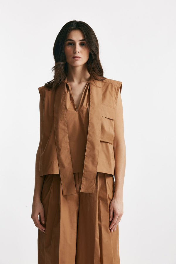 camicia in cotone bruciato women Nude