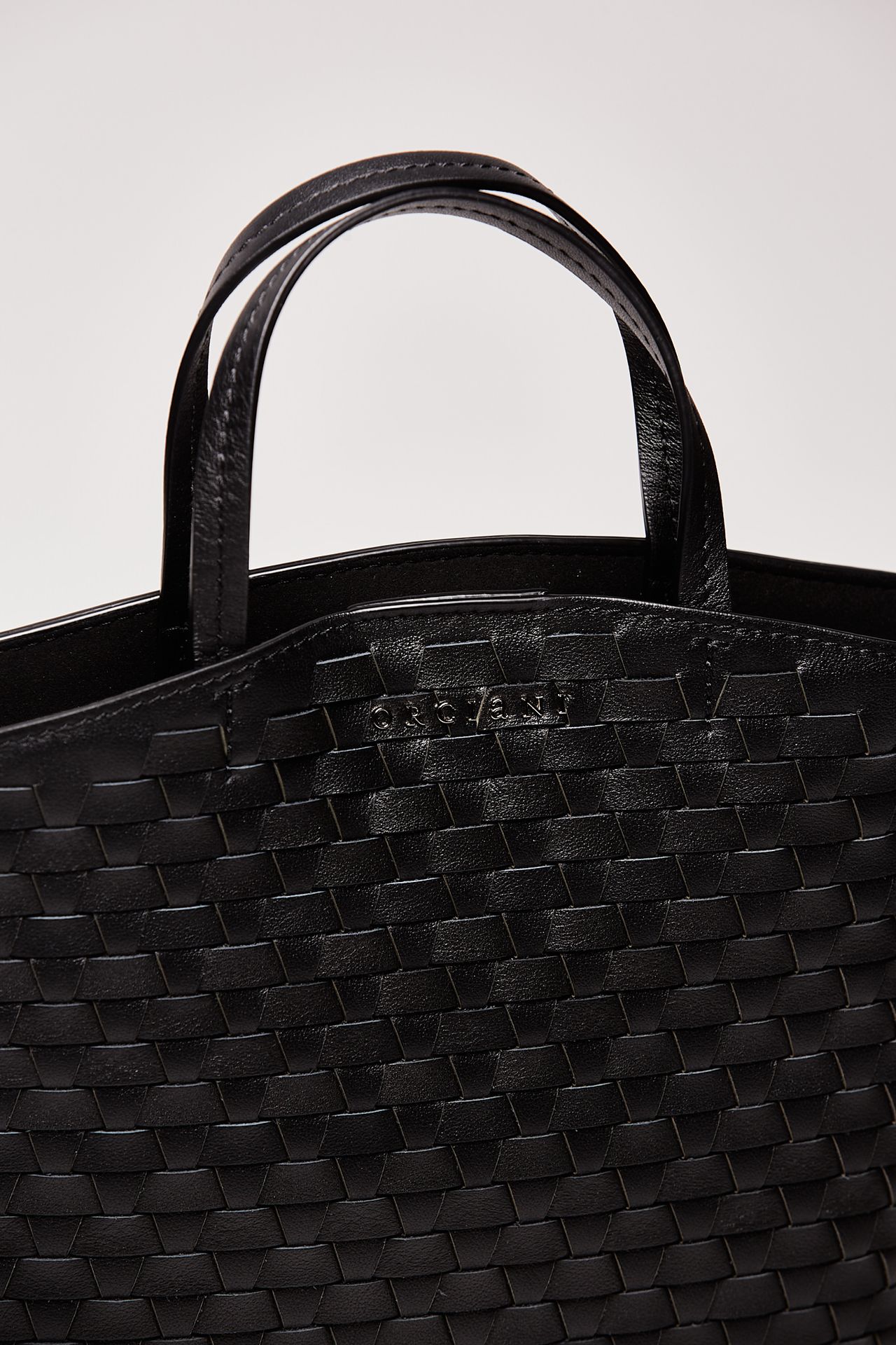 borsa ladylike nappa woven - b02167 nero women Orciani - 4