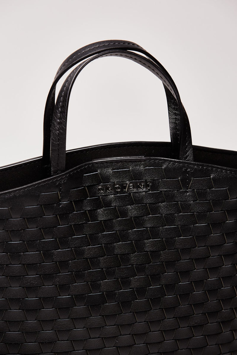 borsa ladylike nappa woven - b02167 nero women Orciani - 4