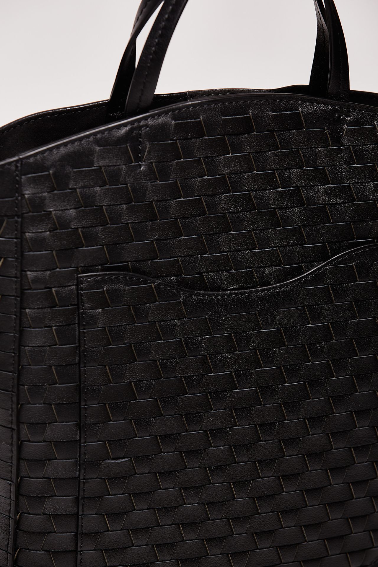 borsa ladylike nappa woven - b02167 nero women Orciani - 5