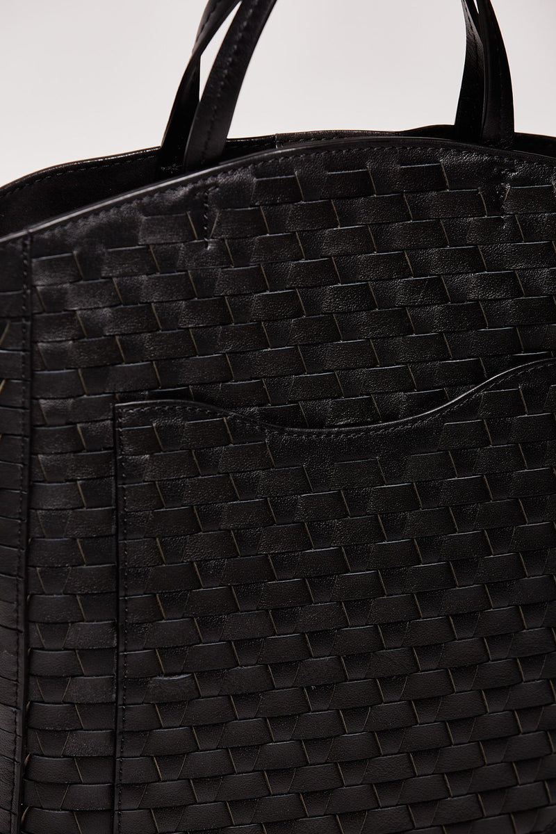 borsa ladylike nappa woven - b02167 nero women Orciani - 5