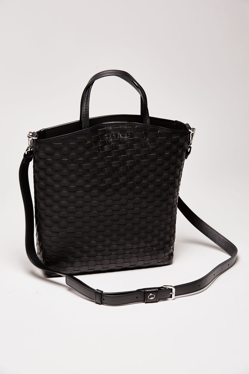 borsa ladylike nappa woven - b02167 nero women Orciani - 6