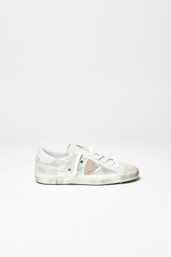 sneakers in pelle e suede paris – prld-mm04 women Philippe model