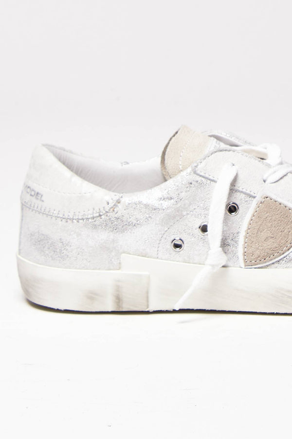 sneakers in pelle e suede paris – prld-mm04 women Philippe model