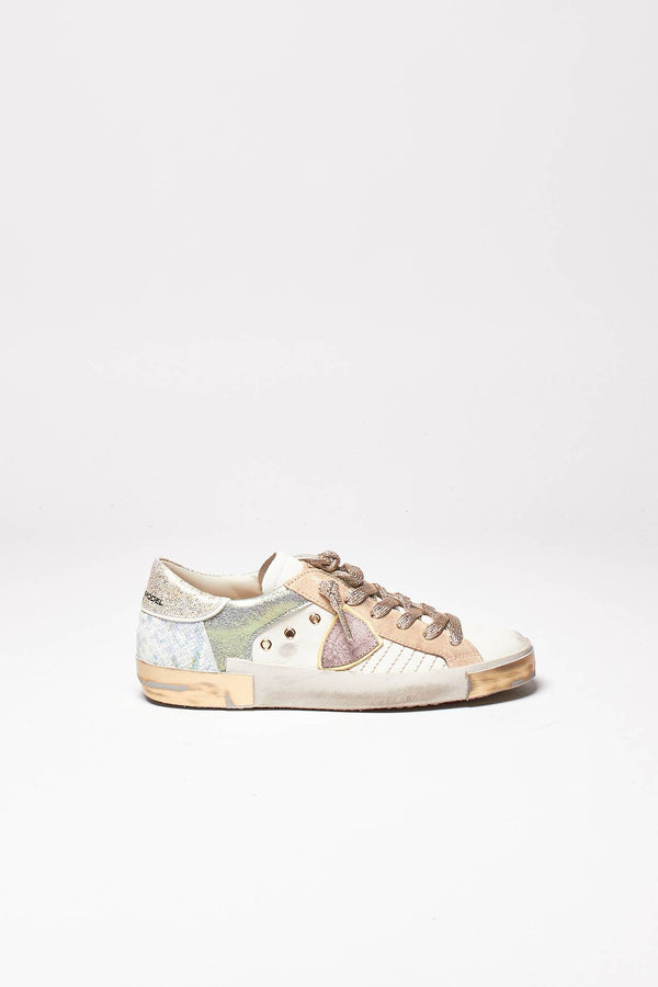sneakers in pelle e suede paris – prld-vyx3 women Philippe model