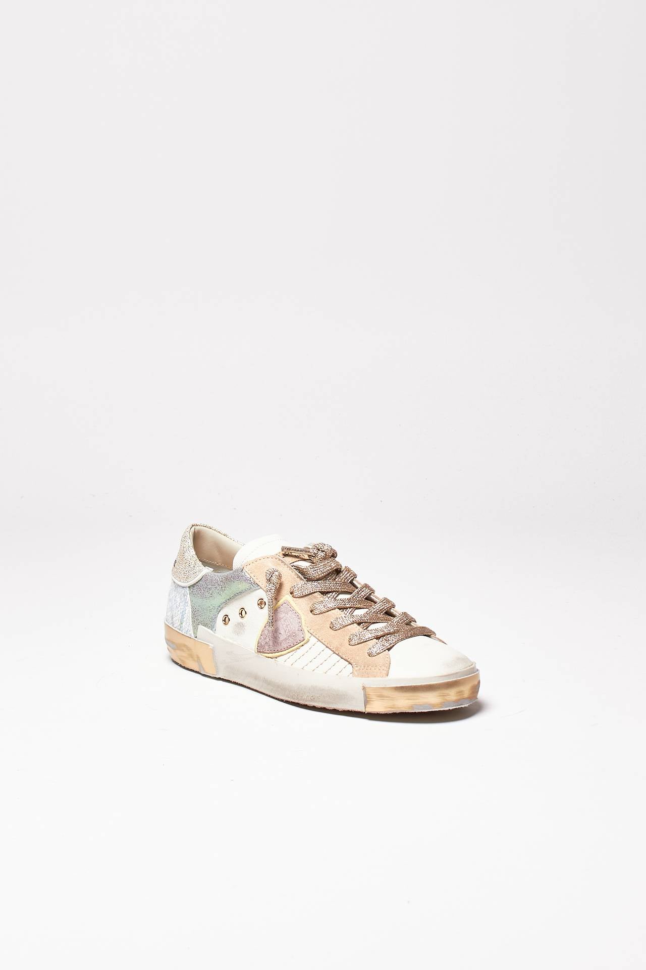 sneakers in pelle e suede paris – prld-vyx3 women Philippe model - 3