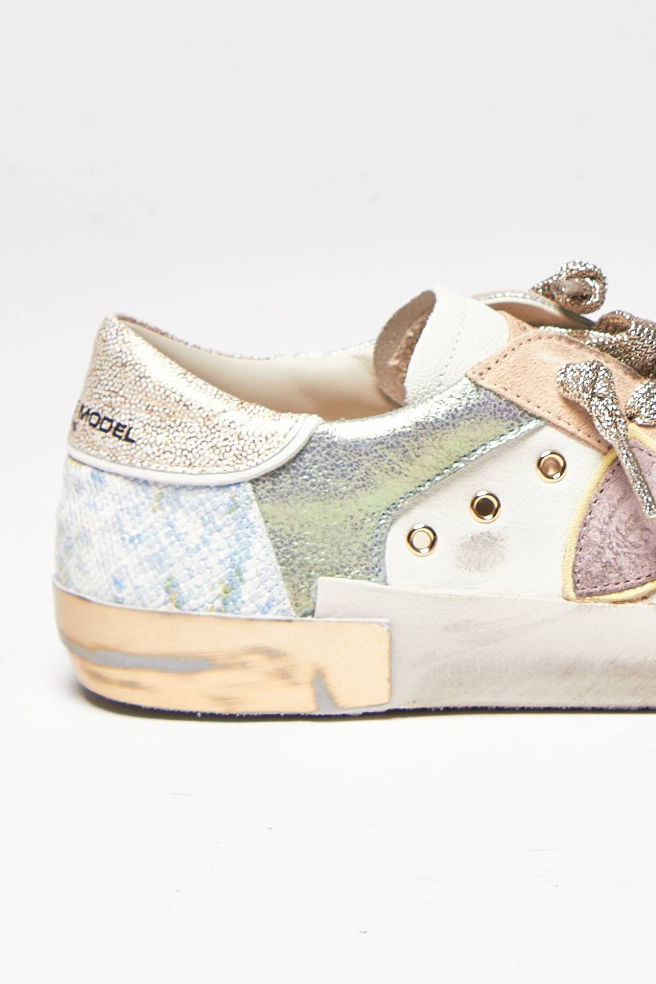 sneakers in pelle e suede paris – prld-vyx3 women Philippe model - 1
