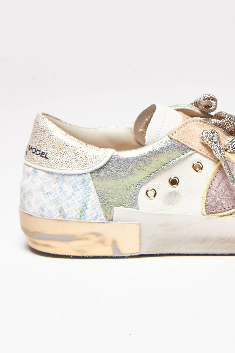 sneakers in pelle e suede paris – prld-vyx3 women Philippe model - 1