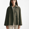caban in cotone verde militare women ( p - s ) - 9