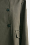 caban in cotone verde militare women ( p - s ) - 7
