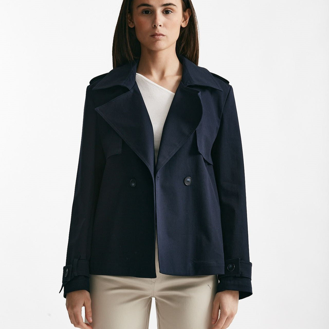 giacca corta blu women ( p - s ) - 7