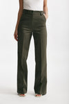 pantalone vita alta palazzo verde militare women ( p - s ) - 1