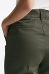 pantalone vita alta palazzo verde militare women ( p - s ) - 6