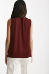 top con sciarpa bordeaux women ( p - s ) - 3