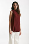 top con sciarpa bordeaux women ( p - s ) - 4