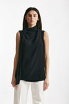 top con sciarpa nero women ( p - s ) - 1