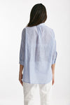 camicia rigata azzurra e bianca women ( p - s ) - 3
