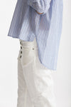 camicia rigata azzurra e bianca women ( p - s ) - 6