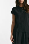 camicia effetto stropicciato nero women ( p - s ) - 6