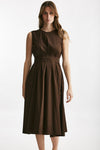 abito in cotone marrone women ( p - s ) - 1