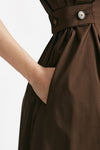 abito in cotone marrone women ( p - s ) - 4