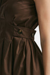 abito in cotone marrone women ( p - s ) - 5