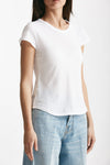 t-shirt basica girocollo bianco women ( p - s ) - 4