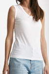 canotta in cotone bianco women ( p - s ) - 3