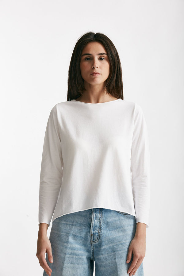 maglia scatolina bianco women ( p - s )