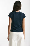 t-shirt basica girocollo blu women ( p - s ) - 3
