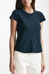 t-shirt basica girocollo blu women ( p - s ) - 4