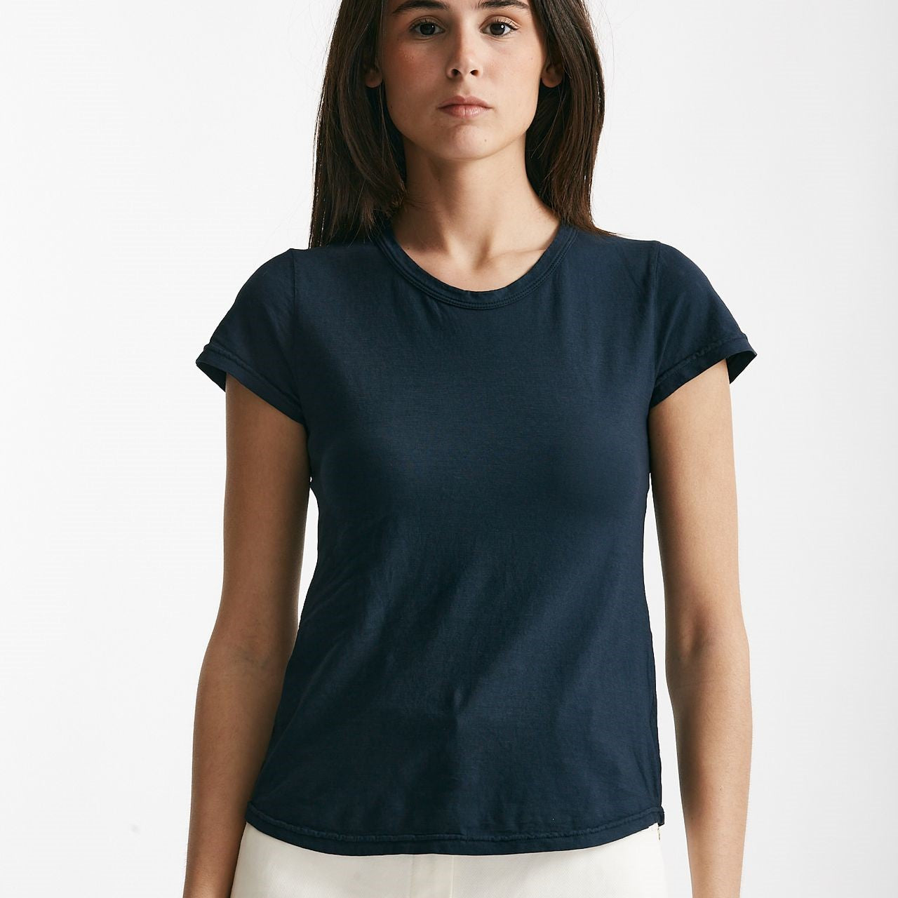 t-shirt basica girocollo blu women ( p - s ) - 5