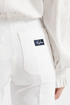 jeans a zampa bianco vita alta women Seafarer - 6