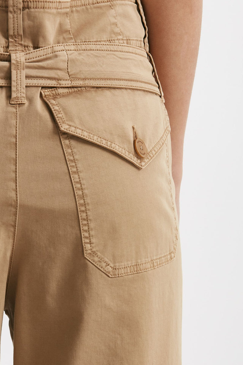 pantalone in cotone cammello vita regolare women Seafarer - 8