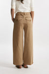 pantalone in cotone cammello vita regolare women Seafarer - 4