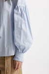 camicia rigata bianco e azzurro over women Seafarer - 6