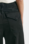 pantalone in cotone nero vita regolare women Seafarer - 7
