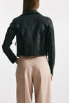 chiodo in pelle nero women Myskin - 3